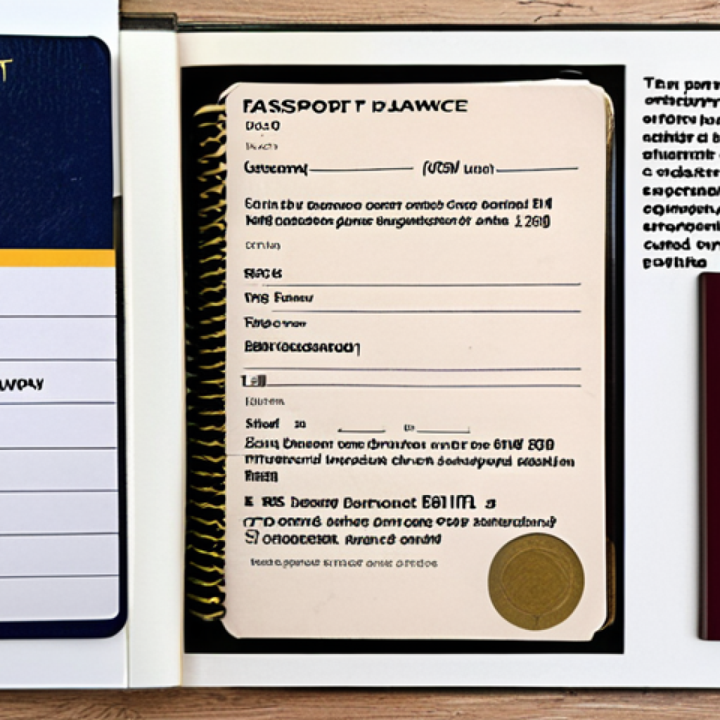 **

Travel preparation collage: passport, vaccine info, travel insurance documents, embassy contact details. Focus on safety and essential planning for a trip.

**